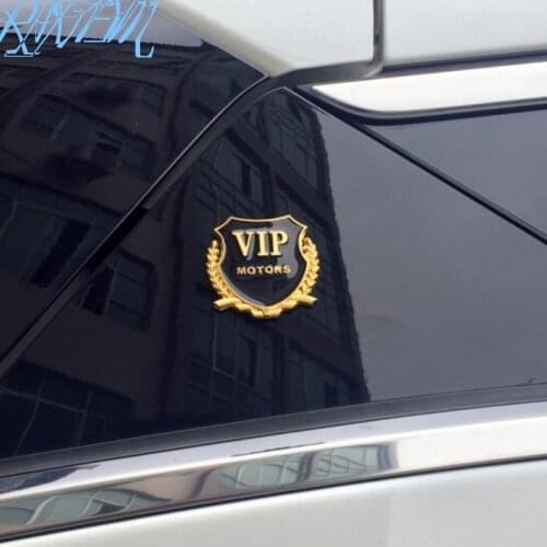 2pcs 3D Metal Car-Styling VIP Emblem Stickers For Volvo xc60 S60 s40 S80 V40 V60 v70 v50 xc40 c30 XC90 s90 v90 xc70