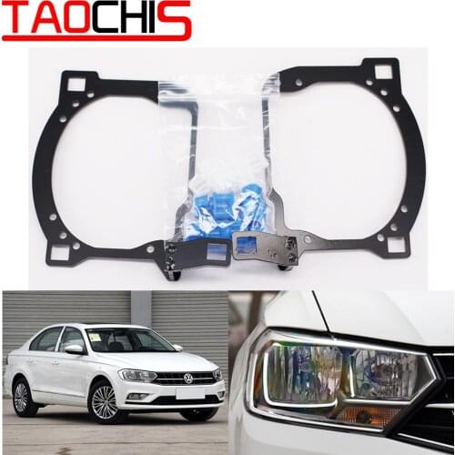 Taochis Car-Styling Retrofit adapter frame Headlight Bracket for VW Volkswagen Bora 2016- Hella 3R G5 5 Projector lens