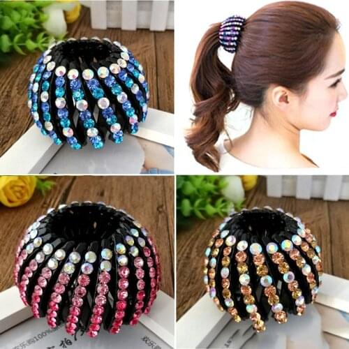 Glitter Hair Claw Clip Clamp Ponytail Holder Accessories for Women Lady Girl BN