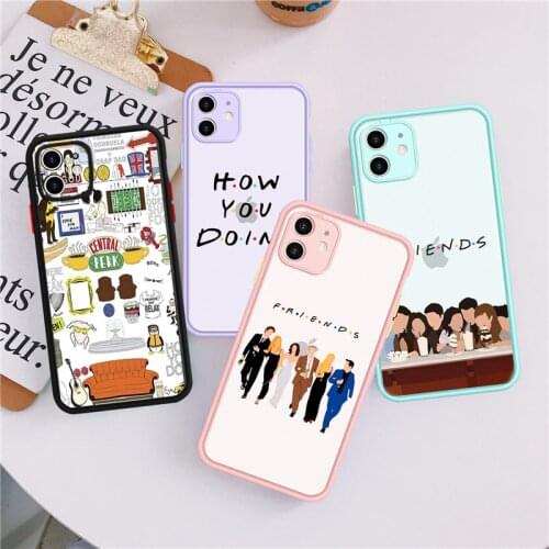 New Central Perk Coffee Friends TV Show Phone Case for IPhone 7 8 6s Plus 11 Pro Max X XR XS MaxSE2 Best Friends BFF Cover Shell