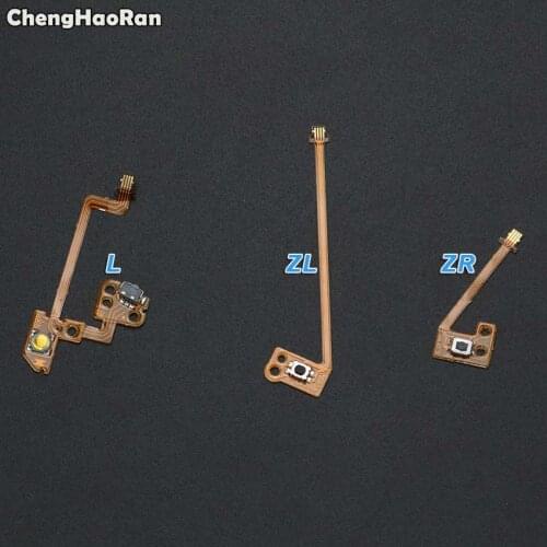 ChengHaoRan ZL ZR L Button Key Ribbon Flex Cable for Nintendo Switch NS Joy Con Stick Caps Skin for Joy-Con Controller