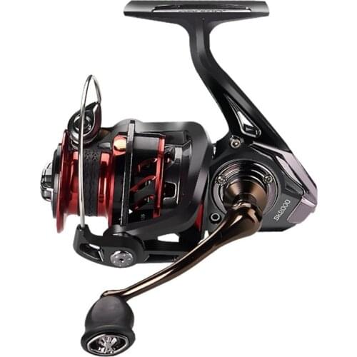 DEUKIO Fishing Spinning Reel SK2000~6000 Seawater Proof CNC Full Metal Handle Carved Line Spool Anti-winding Wire Ring Carp