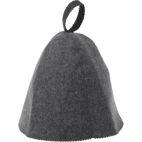 New Wool Felt Sauna Hat Anti Heat Russian Banya Cap For Bath House Head Protection