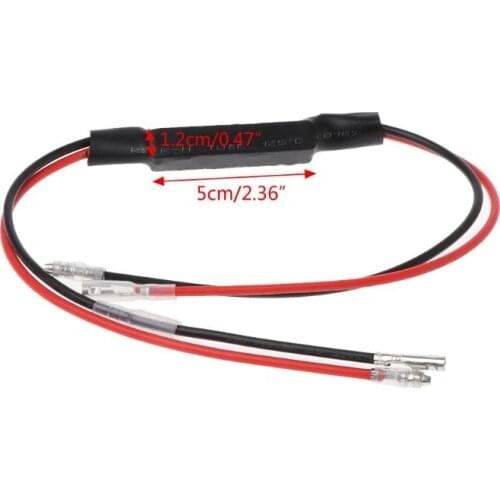 One Pair Cement Load Resistors For Motorcycle LED Turn Signal Indicator Light Dropshipping