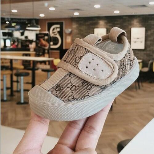 Autumn Kids Shoes Boys Sneakers New Baby Girl Shoes Solid Color Infant Girls Canvas Shoes First Walkers Anti-slip SNNP800100