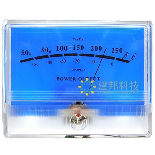Panel VU Meter DB Level Header Blue lake Amplifier chassis Audio Level meter