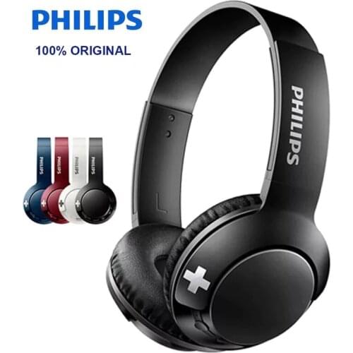 Philips Bluetooth Headset Earphone Wireless Headphones SHB3075 Volume with Microphone Control for Galaxy Note 8 XiaoMI Hua Wei