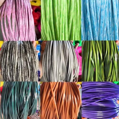 500g Mixed Color PE Flat Gradient Synthetic Rattan Handmade Weaving Material For Knit Repair Chair Table Sofa Basket Home Decor