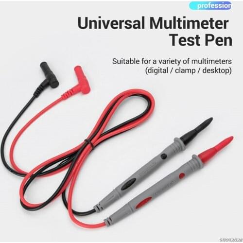 PT1031 Gold-plated Special Tip Digital Multimeter Test Lead 1000V 20ASlicon Wire Retardant Gilded Sharp Needle Probe wholesales