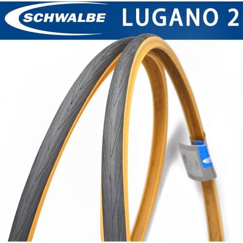 SCHWALBE LUGANO 2 WIRE 28 700x25c bicycle tire road bike wire