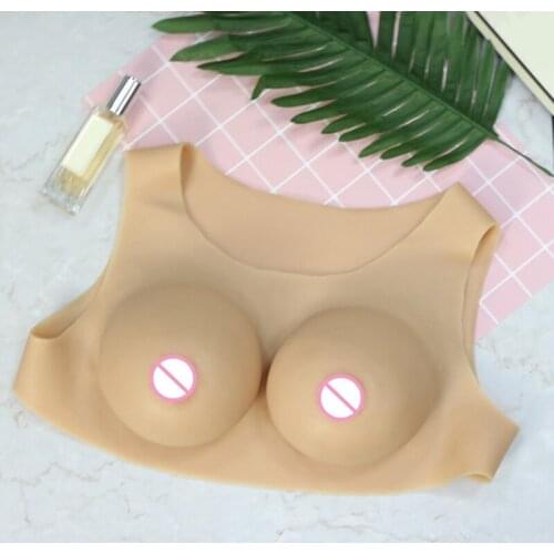 Liifun Artificial Silicone Breast Forms Fake Boobs Not Stuffy C Cup for Crossdresser Transgender Shemale Drag-Queen Cosplay