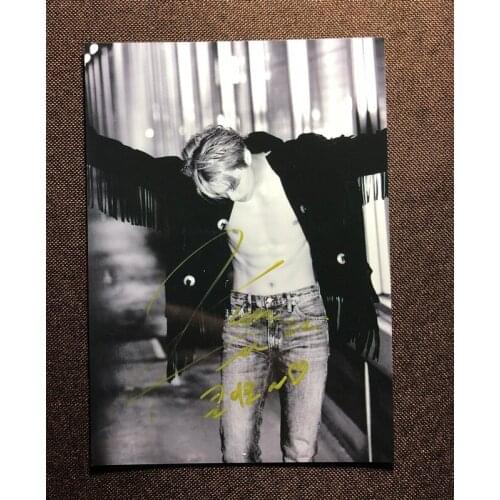 Hand signed SuperM autographed photo KAI Kim Jong In 5*7 092019N1