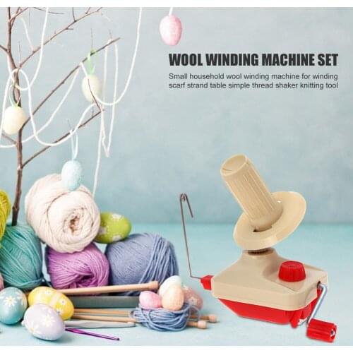 Handheld Yarn Winder Fiber String Line Ball Winding Wool Winder Machine Swift Yarn String Ball Winder Holder Sewing Accessory