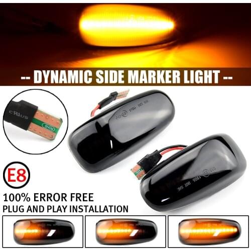 Led Dynamic Side Marker Turn Signal Indicator Light Sequential Blinker For Mercedes BENZ W202 W210 W208 R170 Vito W638
