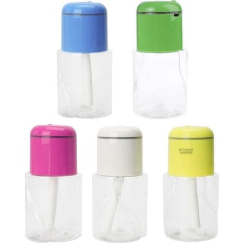 Ultrasonic Mist Make Air Humidifier Bottle Caps LED Light Aroma Diffuser Fogger with Filter Sticks