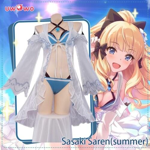 PRE-SALE UWOWO Game Princess Connect! Re:Dive Sasaki Sare Summer Swimsuit Cosplay Costume Natsume Swimwear Bikini Costumes