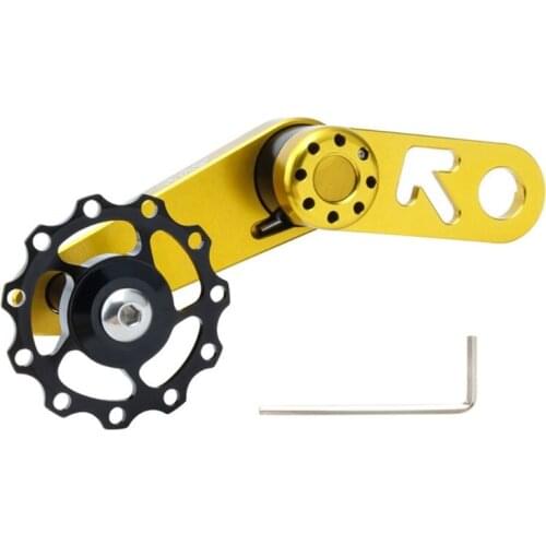 Cycling Chain Tensioners Bicycle Chain Guide Folding Bike Aluminum Alloy Guide Bicycle Chain Tensioner for Cycling