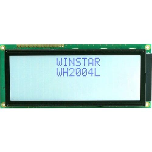 WH2004L WINSTAR 24 characters by 2 lines Character LCD display module is built in with ST7066 controlle ICscreen white backlight