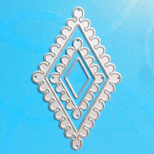 YINISE Metal Cutting Dies For Scrapbooking Stencils Frame DIY Cut Album Cards Decoration Embossing Folder Craft Die Cuts CUTTER