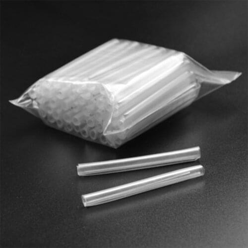 1000pcs /Lot fiber optic tube 6.0 * 5.5mm fiber optic cable protector FTTH heat shrinkable joint protective sleeve, used for cab