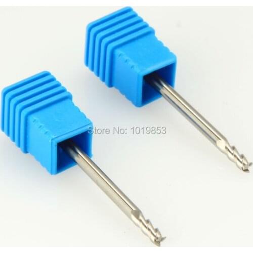 5pcs SLONS S200AL-3*3*50L 3mm shank diameter tungsten carbide end mill for Aluminium alloy