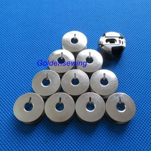 BOBBIN CASE 9076 & 10 BOBBINS FOR Pfaff 7562 7570 Alt# 4127484-10 820602-096