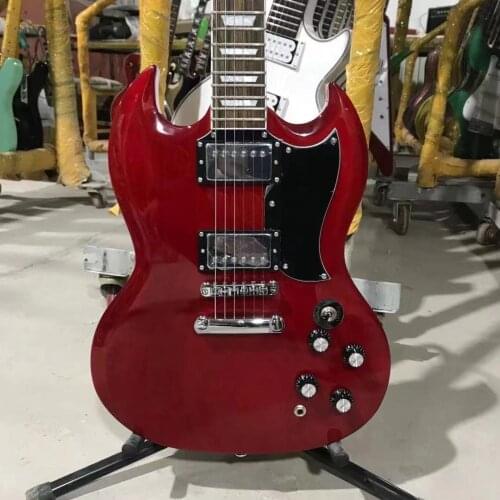 SG G400 Electric Guitar deep Red Color Mahogany body Rosewood Fingerboard Chrome Hardware High Quality Guitarar Free Shipping