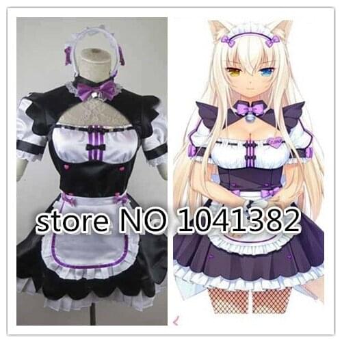 Cat mother Nekopara Chocola maid Cosplay Costume Neko Para