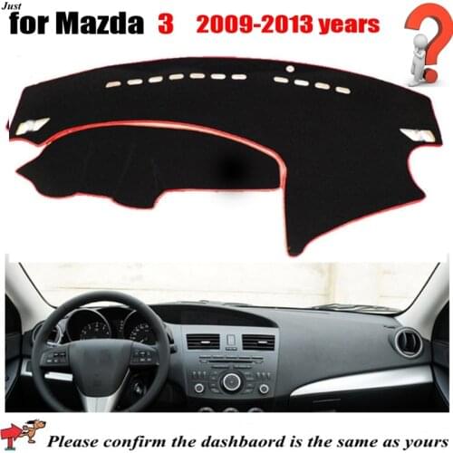 Car Dashboard Covers For MAZDA 3 2009 to 2013 years Automobile Dashmat Left Hand Driver