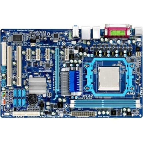 For GIGABYTE GA-MA770-ES3 Desktop Motherboard 770 Socket AM3 For Phenom II/Athlon II DDR2 8G Used MA770-ES3 Motherboard