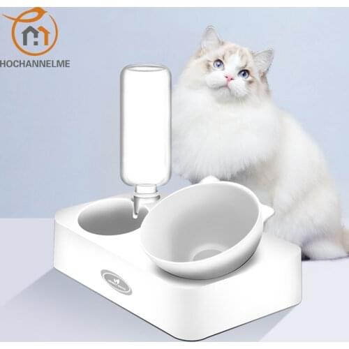 Dog Bowl For Cat Water Bottle Bowl Pet Automatic Feeder Drinker for Cats Water Dispenser Automatic Pet Dog Feeder