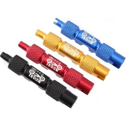 Bicycle Multifunction Wrench Valve Core Disassembly Tool Beautiful Mouth French Valve Tube Tire Double-head Removal