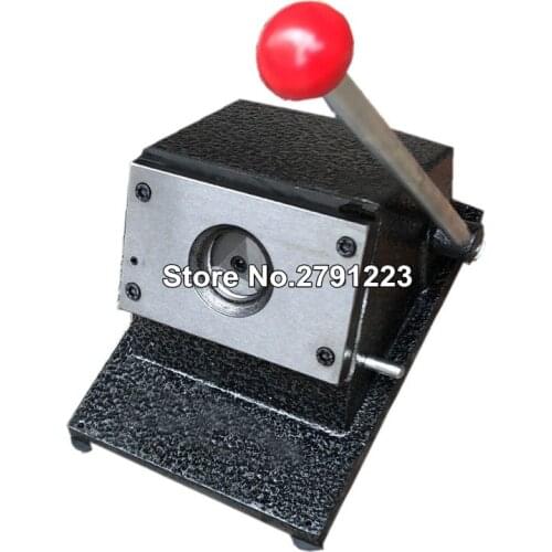 NEW Desktop Manual Round 20mm 25mm 30mm 45mm 54mm Paper Graphic Punch Die Cutter for Pro Button Maker Round Cutter