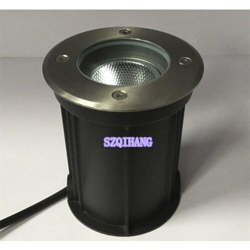 Adjustable Angle 10W Warm Cold White LED Underground Deck Light Lamp Recessed LED Inground COB Underground AC85~265V