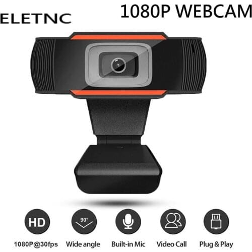 Webcam 1080P Full HD USB Web Camera With Microphone USB Plug And Play Video Call Web Cam For PC Computer Desktop Gamer Webcast