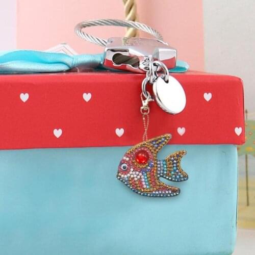 High Quality key buckle Full Drill Diamond Painting smiles Cartoon Emotion Keychain Key Chain Ring bag decor Women Bag Key Chain