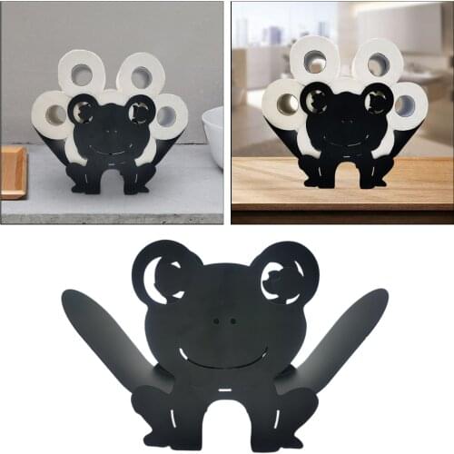 Toilet Paper Holder Bathroom Tissue Storage Box Kitchen Accessories Storage Stand Rack Cast Iron Roll Bathroom Holder