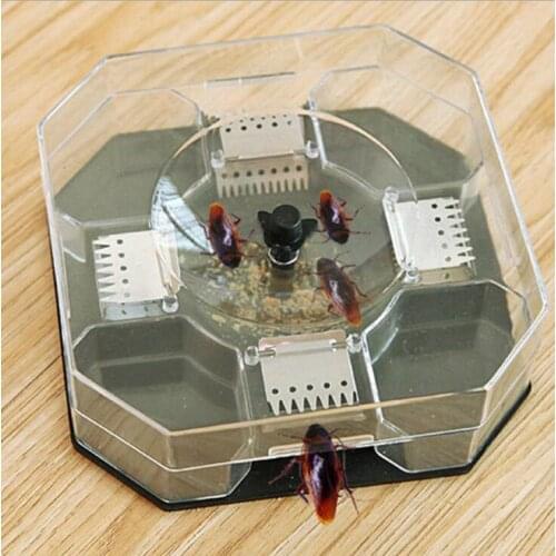 Household Effective Cockroach Traps Box Reusable Cockroach Bug Roach Catcher Cockroach Killer Bait Traps for Kitchen