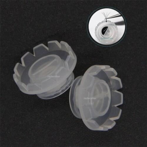 Jadecolier 50 pcs/lot Grafting Eyelash Blossom cup sun flower eyelash extension glue cups lift eyelash glue holder