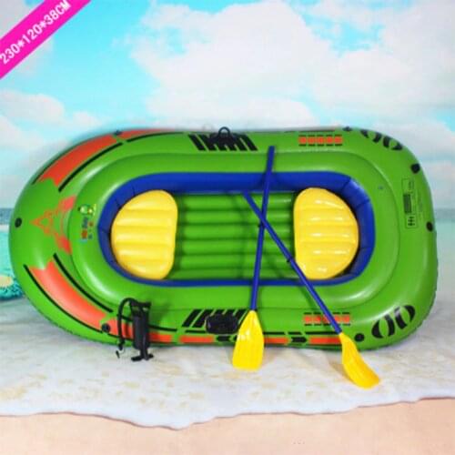 PVC Kayak Three Persons Inflatable Rafting Fishing Sailing Water Float Boat Ship Drift Assault Boat With Pump Paddle Accessories
