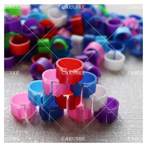 100Pcs Inner 8/9.5mm Poultry Leg Band Bird Pigeon Parrot Chicks Rings no number