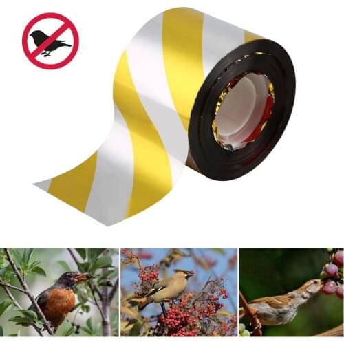 100M Colorful GlitteryBird Repellent Tape Bird Scare Tape Audible Repellent Fox Repeller Ribbon Anti-Bird Garden Supplies