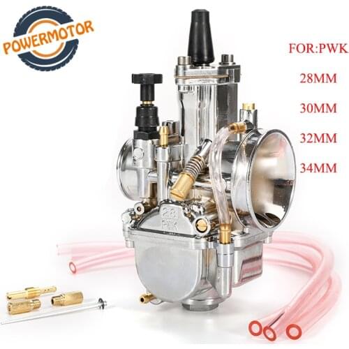 Motorcycle Universal Carburetor 28mm 30mm 32mm 34mm 2T 4T PWK Carb Carburador For Mikuni Koso For ATVSuzukiYamahaHonda Power Jet