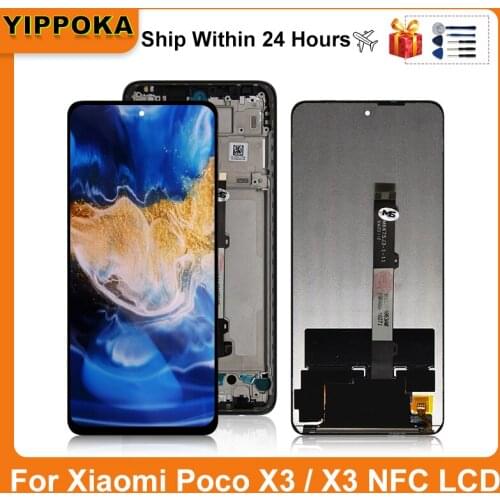 Original For Xiaomi POCO X3 Display LCD Touch Screen Digitizer For POCO X3 Pro NFC LCD Replacement Parts M2007J20CG Display