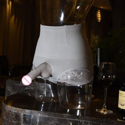 Sexy Men High Waist Shapers Boxer Breif Shapewear Massage Push Up Hips Bodysuit Shaper Pants Tummy Control Underwear Plus Size F