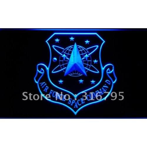 F195 Air Force Space Command LED Neon Light Signs with On/Off Switch 20+ Colors 5 Sizes to choose