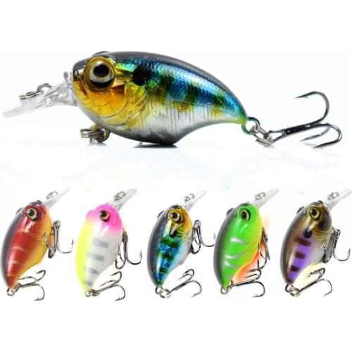 Outdoor Fishing Tool Crankbait Bait Length 60 mm Weight 8.5 Grams Swing Type Floating Sinking 0-2M Artificial Hard Bait