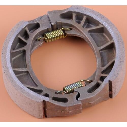 Beler Motorcycle 105mm Rear Drum Brake Pads Shoes Pads fit for 50cc 110cc 125cc 150cc Gy6 Moped Scooter