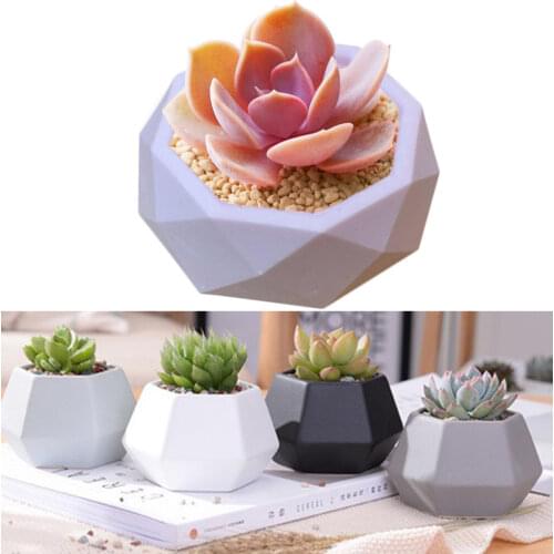 3D Silicone Molds for Epoxy Resin Succulent Flower Pot Concrete Cement Clay Mold Silicone Resin Mold Candle Soap Making Mould