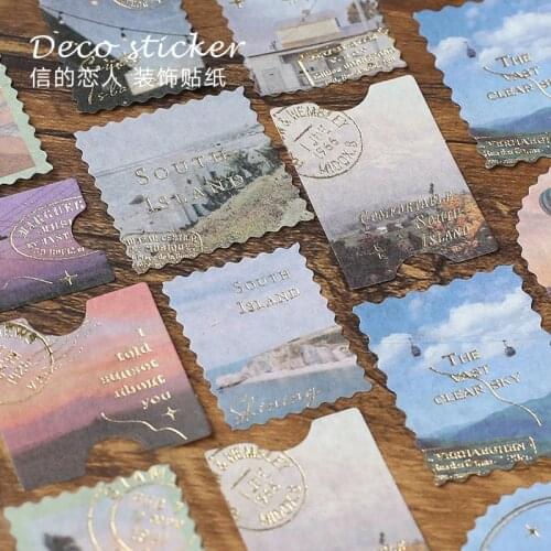 45pcs/lot Kawaii Stationery Stickers Informed Letters Series boxed stickers Planner Decorative Mobile Stickers Scrapbooking